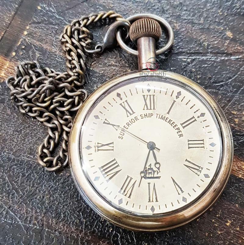 Shiv Shakti Enterprises NAUTICAL POCKET WATCH